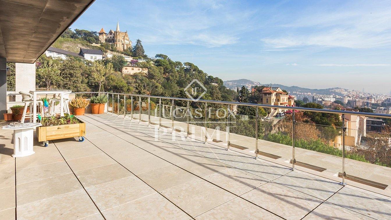 Vast terrace with stunning views